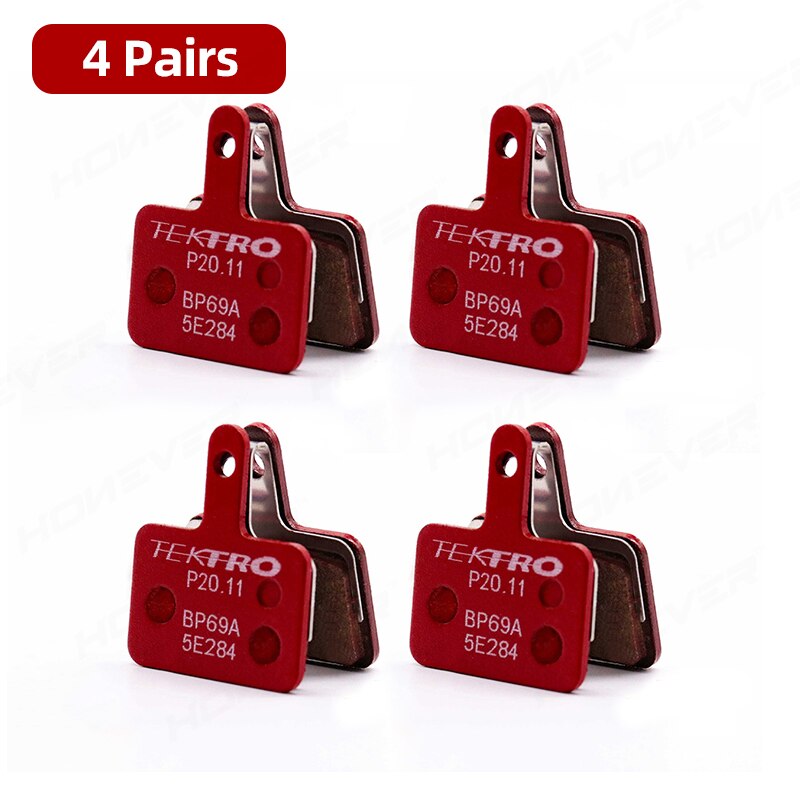Tektro E10.11 P20.11 Remblokken Mtb Fiets Hydraulische Schijfrem Pad Voor Shimano M335 395 Metalen Keramische Fiets Pads Fietsen onderdelen: 4 pairs P20