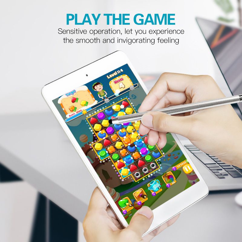 2 In 1 Touch Screen Stylus Pen Capacitive Screen Touch Pencil Write Drawing Pen For ipad PC Android Smartphone Device