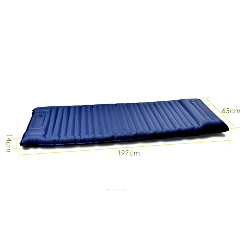 Elos-selbstaufblasende camping-isomatte mit kissen, luftmatratze mit integrierter pumpe, leichte isomatte zum wandern