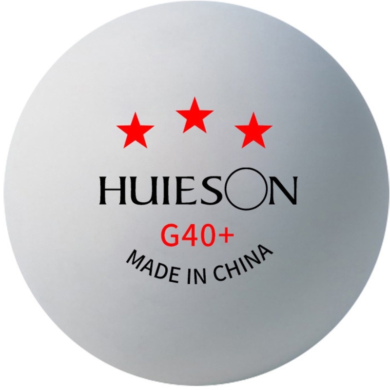 Huieson G40+ Ping-pong Balls 3 Star Polymer Material Table Tennis Balls TTF Standard Table Tennis For Competition