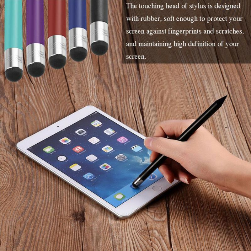 retro Runde Dünne Spitze Touchscreen Stift Kapazitiven Stift Stift Ersatz Für iPad iPhone Handys Tablette Zubehör