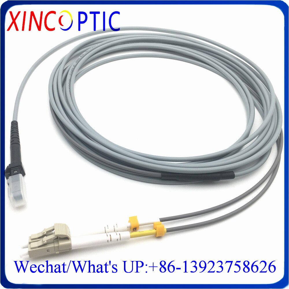 1/2/5/10/15/20M MM OM1 62.5/125 3.0mm Duplex LC-MTRJ Twin Armored Fiber OpticCable,MTRJ to LCPC Fiber Optic Patch Cord Connector