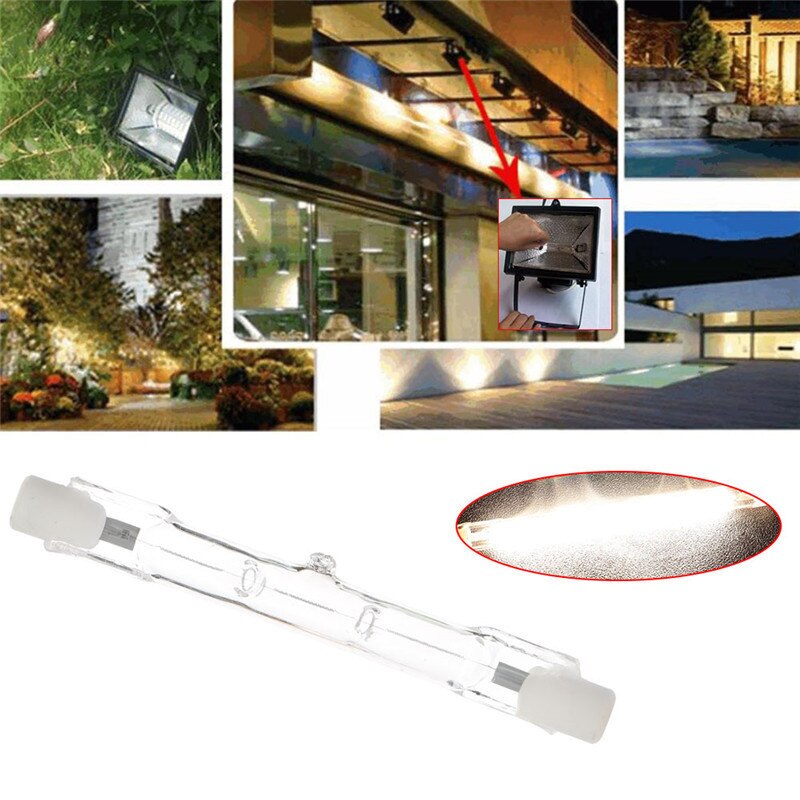 R7s Halogeen Lamp 48W Halogeenlamp 78Mm Double Ended Lineaire R7s Halogeenlamp Warm 220V-240V Ac Wit