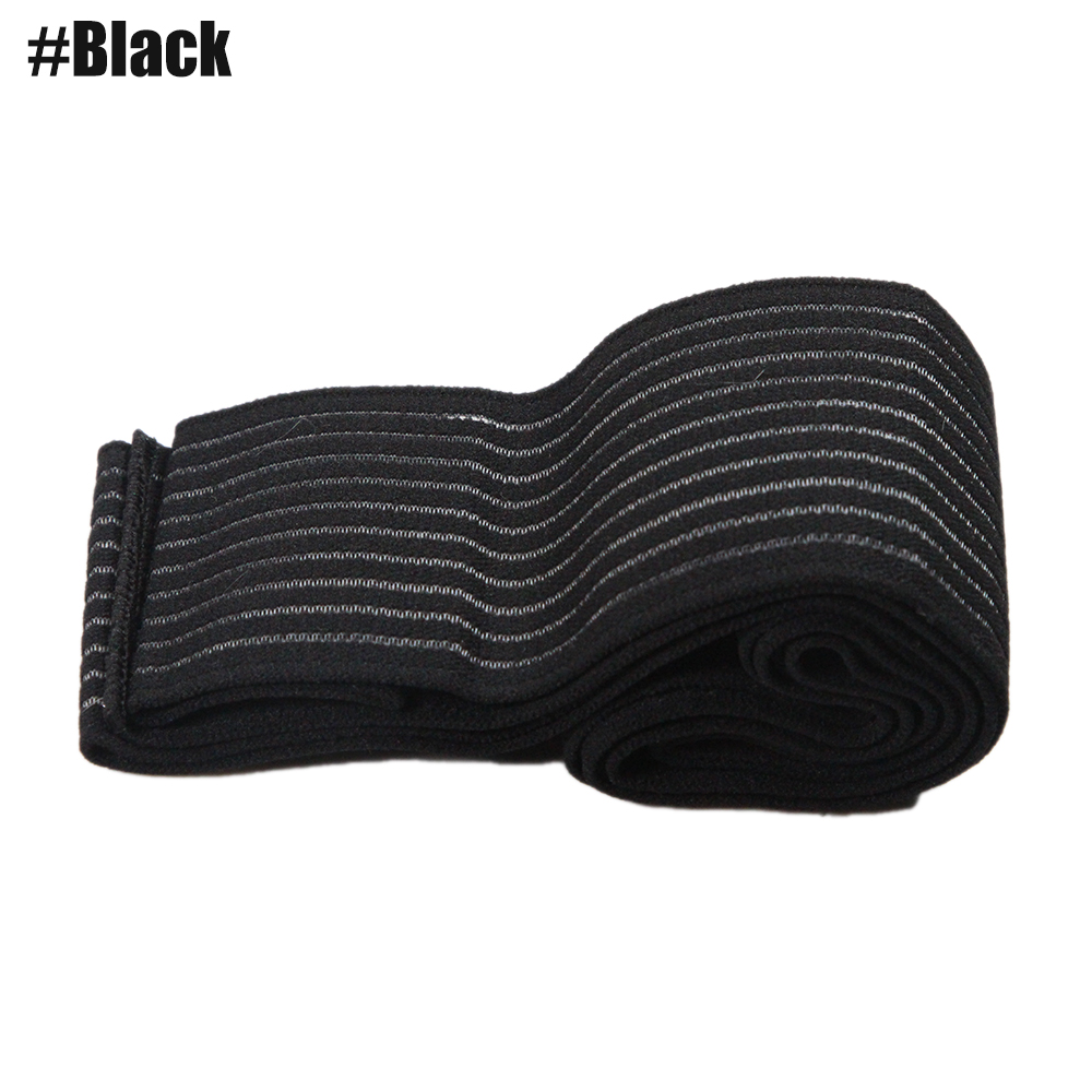 1Pcs Elastic Calf Compression Bandage Sports Kinesiology Tape for Ankle Wrist Knee Calf Thigh Wraps Support Protector(40-300cm): XXS / black