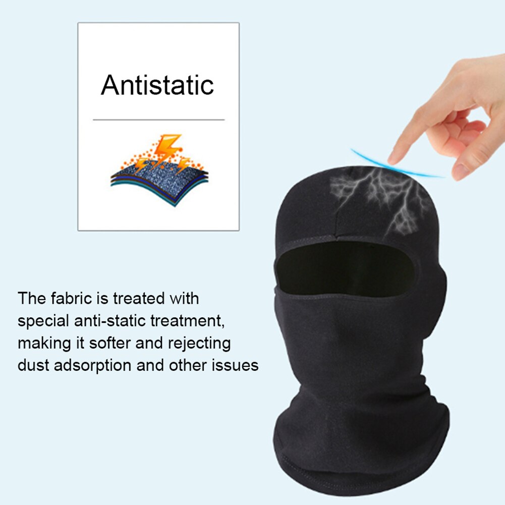 Cagoule d'hiver, masque facial complet, bonnet de cyclisme en plein air, élastique, respirant, , coupe-vent