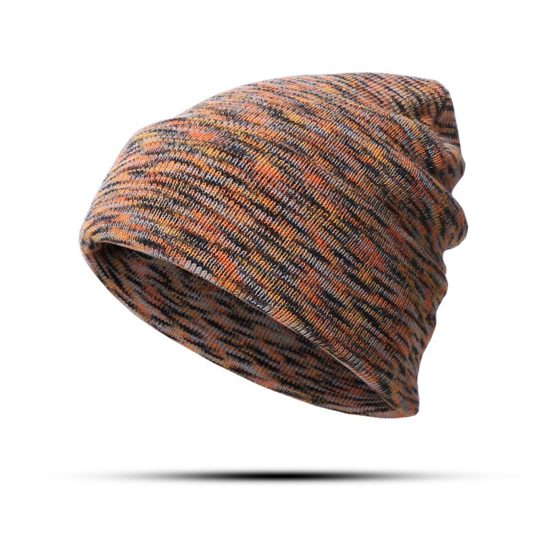 Winter Hat Scarf Gloves Set Solid Color Women Men Beanie Hats Warm Outdoor Knit Windproof Hat Hedging Cap With Lining Hats Bonet: Hat A