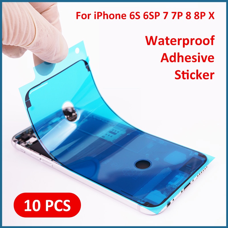 10/PCS Waterdichte Sticker voor iPhone 6 S Plus 7 8 Plus X 7 P 8 P LCD screen Frame 3 M Gule Tape Mobiele Telefoon Reparatie Onderdelen