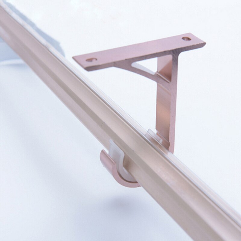 Aluminium Alloy Rod Drapery Bracket Fit Drape Rods Curtain Fixed Holder Modern Window Home Storage Hook Tools