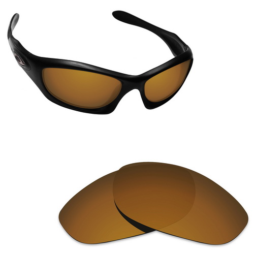 ToughAsNails Gepolariseerde Vervanging Lenzen voor Oakley Monster Dog Frame-Rassen: Peach Gold