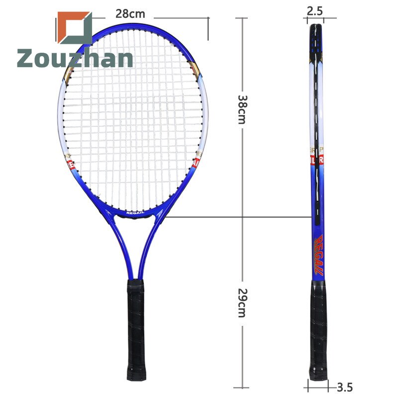 ZOUZHAN Tennis racket single double beginner suit male and female college student trainer adult student racket manufacturer