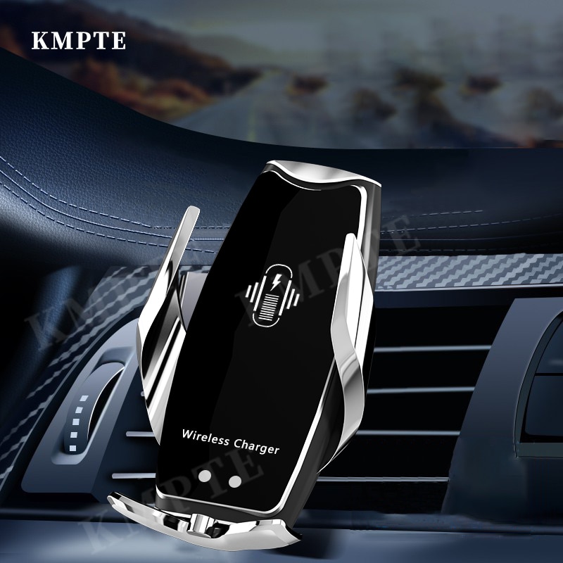 KSTUCNE 15W Qi Auto Drahtlose Ladegerät Für iPhone 12 11 XS Samsung Xiaomi OnePlus Induktion Schnelle Drahtlose Lade Auto telefon Halter