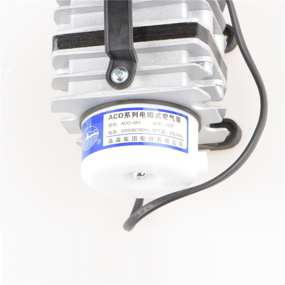 Electrical Magnetic Air Pump ACO-001 20W 20L Per Min With Water Pipe For Home Aquarium Fish Farming