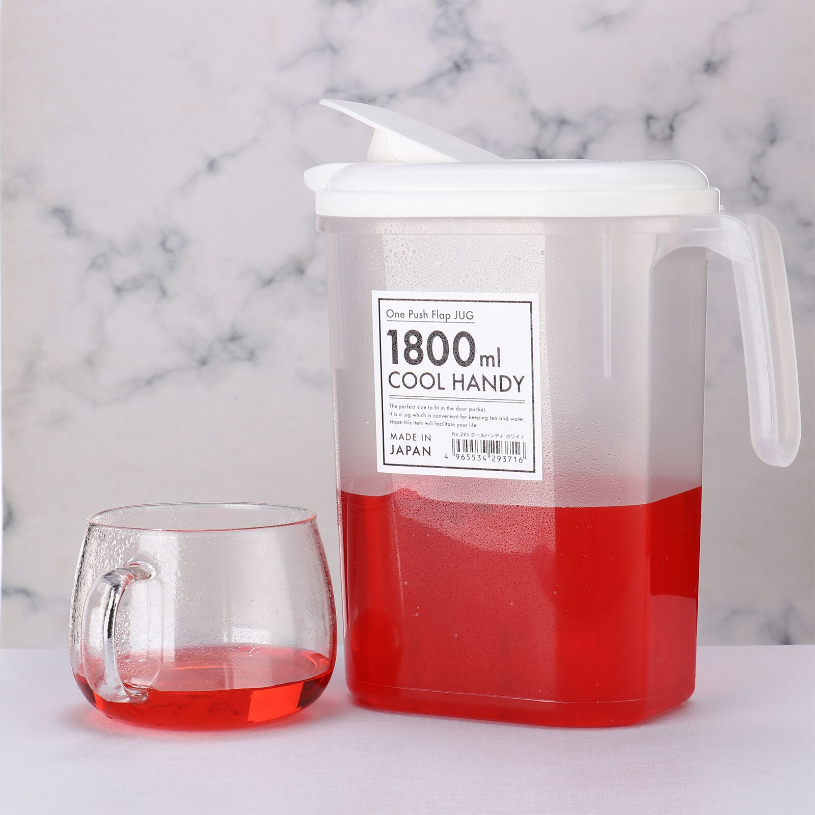 1800ml Plastic Fridge Water Pot Cold Water Bottle Handle Water Kettle Transparent Heat Resistant Juice Teapot Pitcher Water Jug