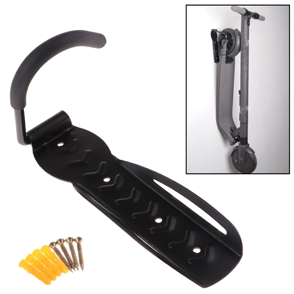 Electric Scooter Wall Holder er Foldable Bike Storage Hook Wall Mounted ing Rack Black