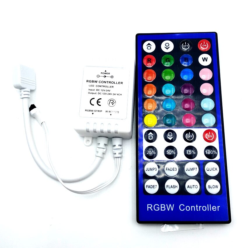 LED lampe IR fernbedienung mit 40 tasten infrarot fernbedienung 5050 LED streifen 5050 RGB weiß DC12-24V eingang