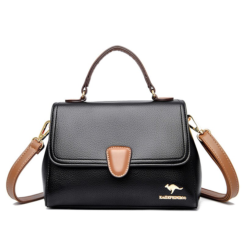 HEIßE Kunst Und Weise Kleine Crossbody-tasche Taschen Frauen Mini matt Leder Schulter Bote Kupplung Bolsas Damen praktisch tasche Geldbörse Handtasche: Schwarz