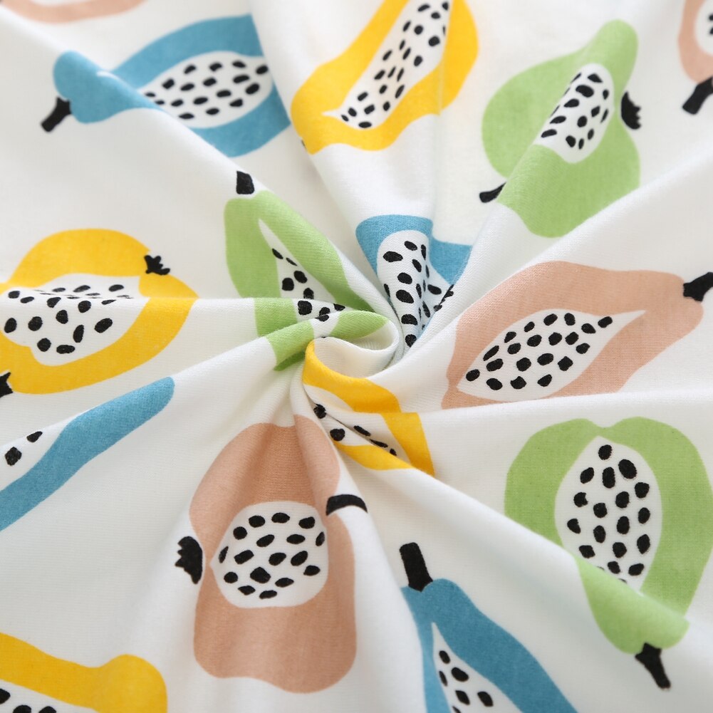 Cobertor de dormir quente macio do bebê (grinalda, pássaro, fruta) cobertor de swaddle de malha quente do bebê