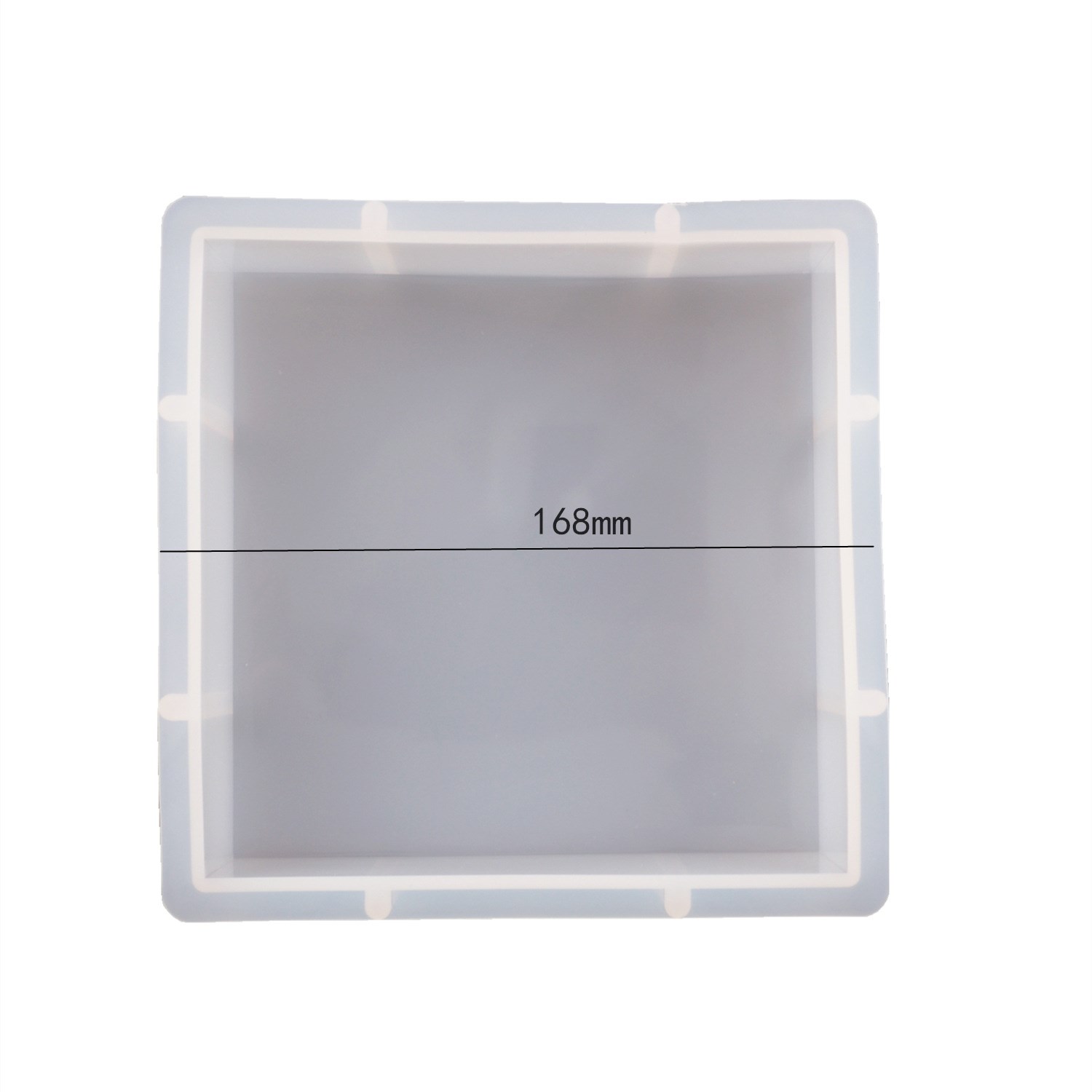 DIY geometría cubo grande espécimen amor resina epoxi molde redondo rectángulo espejo moldes de silicona para fundición de resina hacer decoración del hogar