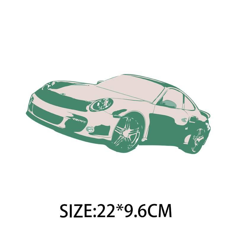 Auto Racing Klebstoff patches Brief Aufkleber Wärme Transfer PVC Patch Applique auf Kleidung Patches für Kinder Kleidung Jacke: KK869-5