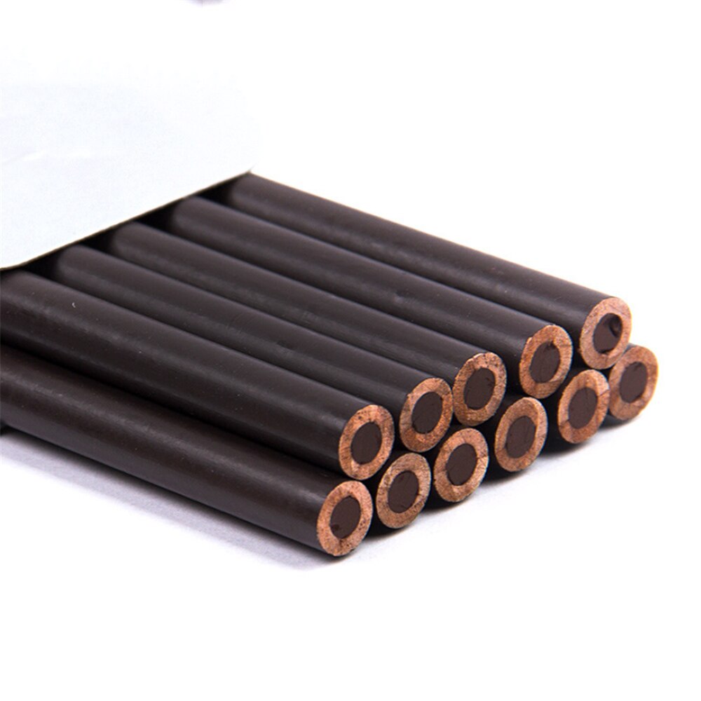 1 ud. Lápiz de dibujo marrón blanco, lápiz de dibujo , tiza de lápiz de dibujo, Base no tóxica, lápiz de dibujo de carbón, suministros de arte: Marrón
