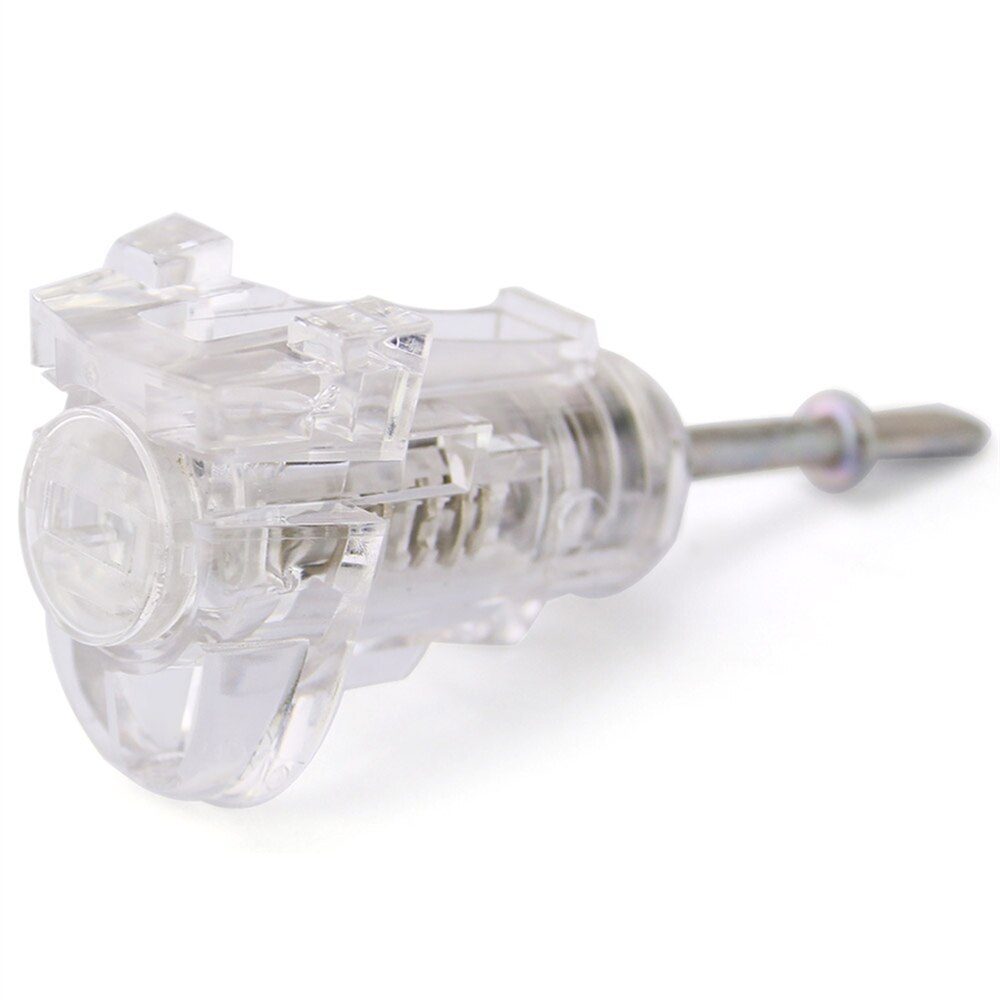 1Pcs Transparent Visible Cutaway Clear HU66 Car Practice Lock Cylinder Auto Locksmith Tools for VW