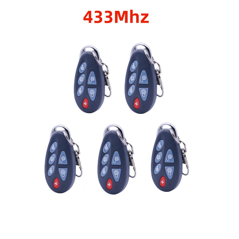Meian PB-403R bras sans fil désarmer télécommande 6 boutons clés télécommande qui peut contrôler l'interrupteur d'alimentation: Marron