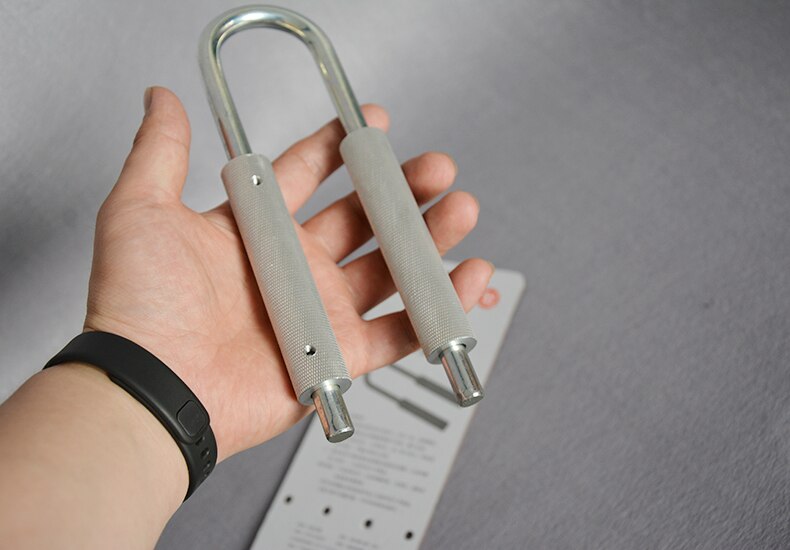 80-180kg justerbara power u-form handgrepp fitness gripper hand muskel utvecklare