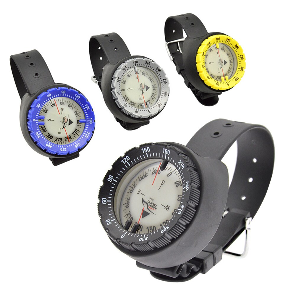 50m Watch Balanced Waterproof Compass Underwater Compass Diving Scuba Compass Compass Luminous