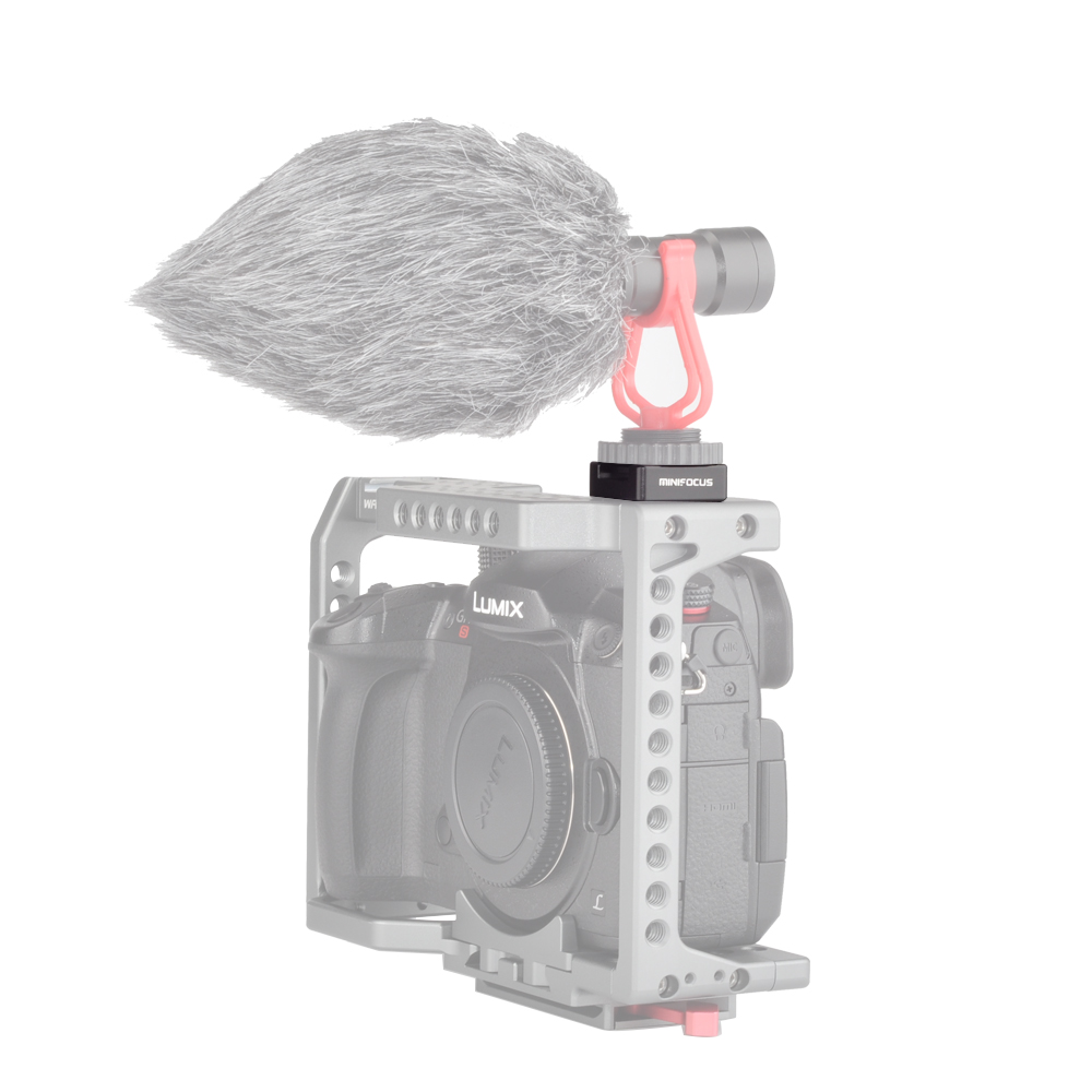 Bijgewerkt Koude Schoen Mount Adapter Beugel Universele Shoe Met 1/4 "Draad Gat Voor Dslr Camera Kooi Flash Led licht Monitor