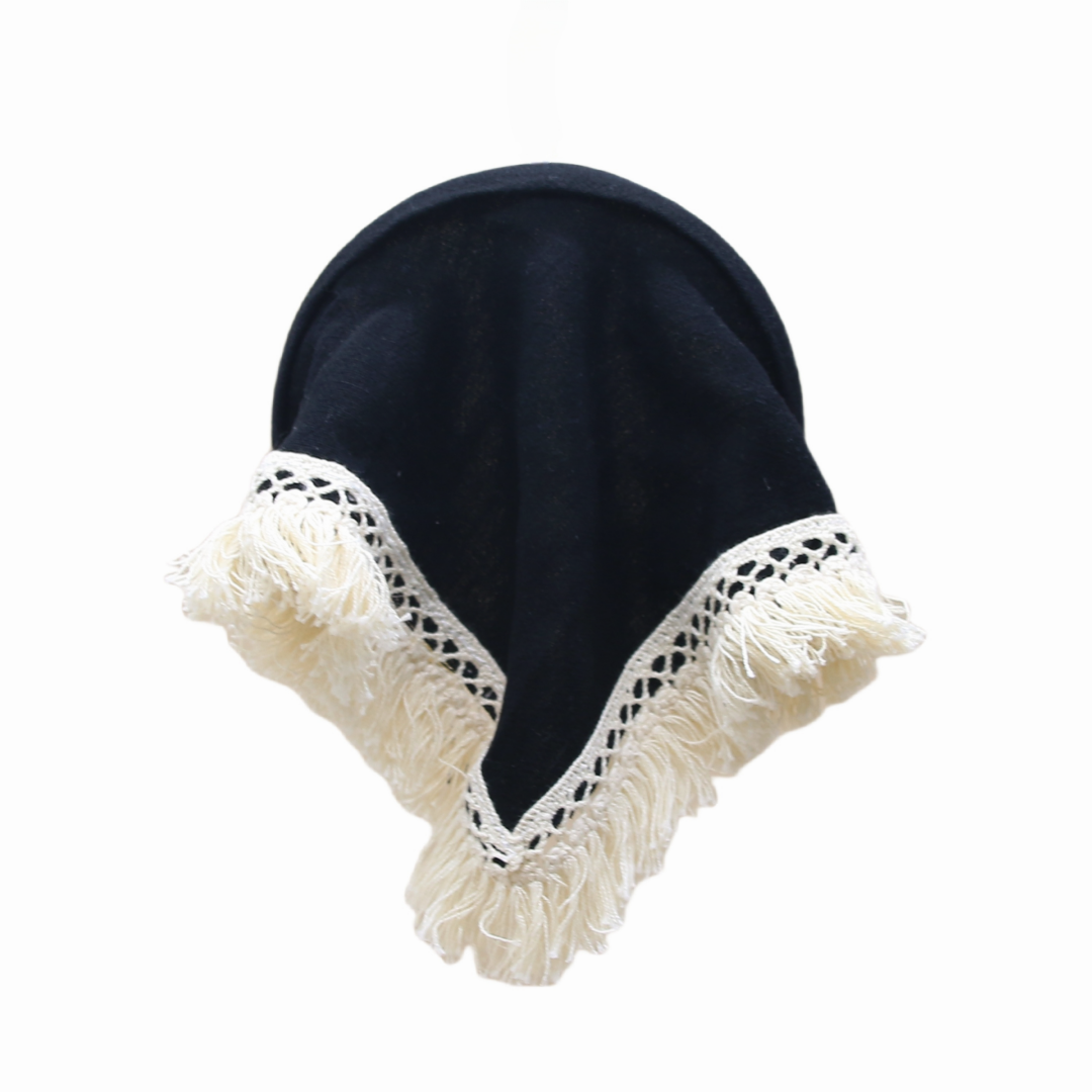 Bandana de tela vaquera para niña, Bandana de lino, accesorios para el cabello, novedad de primavera y verano: Verde militar