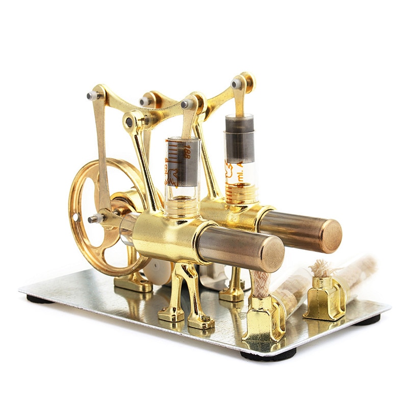 Balanse stirling motor miniatyr modell dampkraft teknologi vitenskapelig kraftproduksjon eksperimentelt leketøy