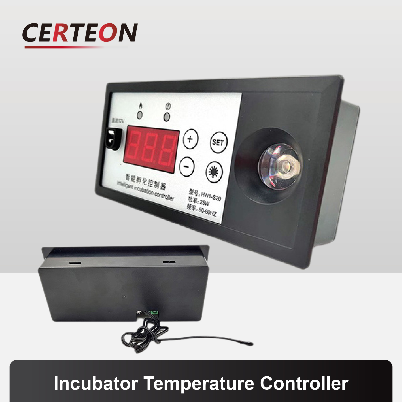 XM-18 Automatic Egg Incubator Thermostat Digital Temperature Humidity Controller with Sensor