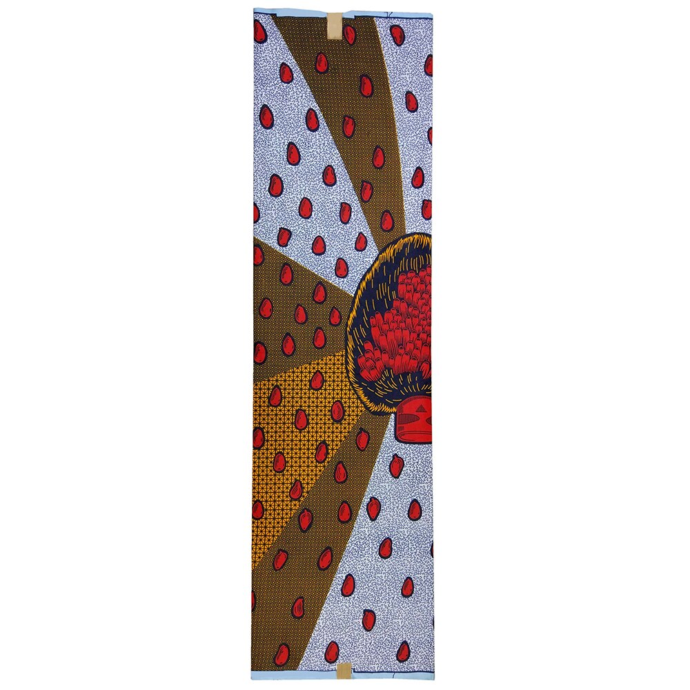 Latest African Wax Prints Fabric Ankara Wax Pine Cone Print Fabric