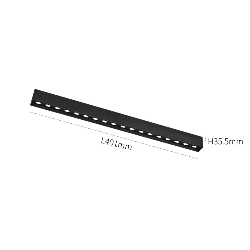 SCON Narrow Magnetic Track Light Borderless Recessed Rail Lighting Living Room Kitchen Ceiling Spotlight Mini Track Light