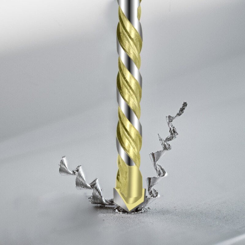 5/6/8/10/12mm Carbide Tipped Drill Bit Set for Masonry Ceramic Tile Wood Metal Concrete Stainless Steel Hole Saw Cutter Drilling