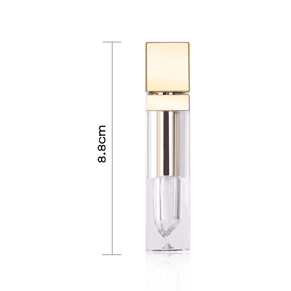 Tomme lipgloss tuber tomme kosmetikbeholdere læbestift transprent genopfyldelige flasker gør det selv lipgloss kit tomme tubes flaske: Sz01330-15