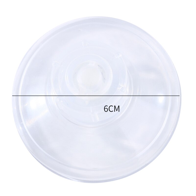 Suction Cup Hooks 60mm 80mm Suction Cup Screw Hook Plastic Sucker Pads Screw Hooks for Bathroom Wall Door Glass Window: 6cm