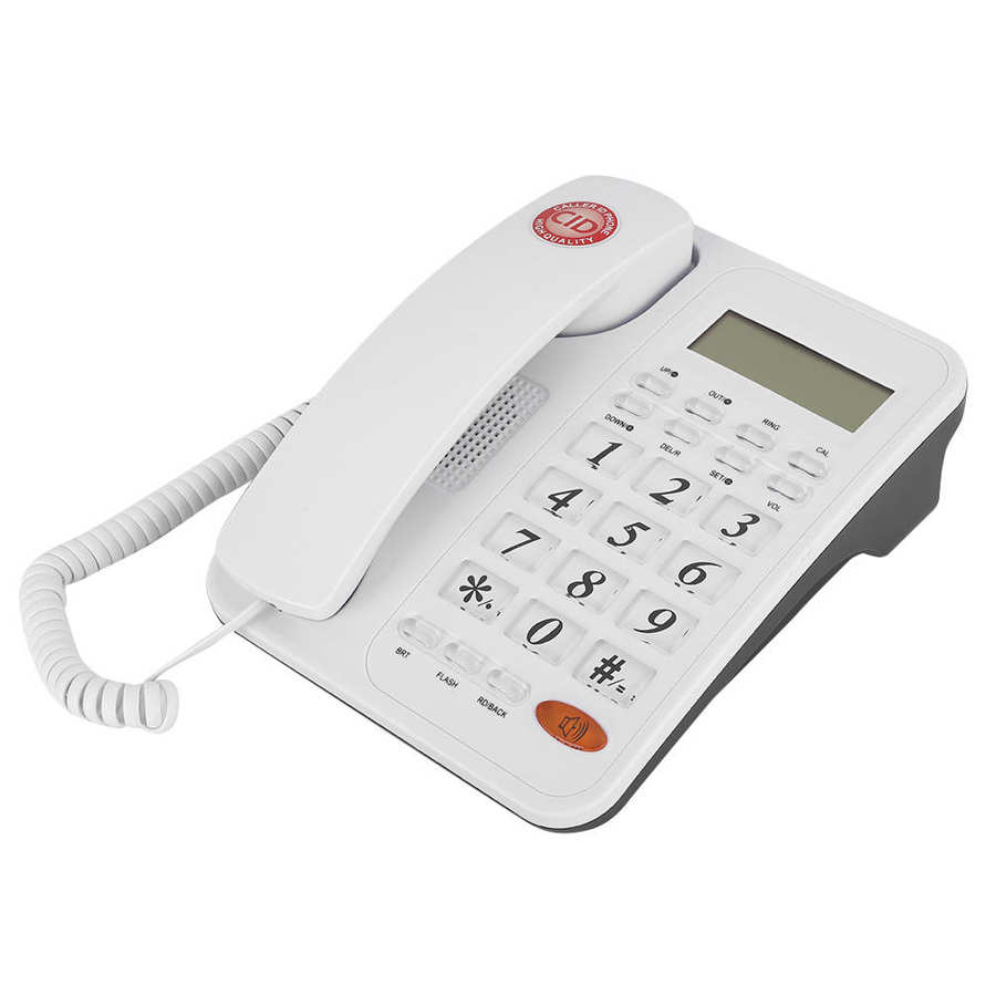telefon Home Office Landline Desk Phone Wired Telephone Caller ID Fixed Landline Phone Home Business Telephone Wired