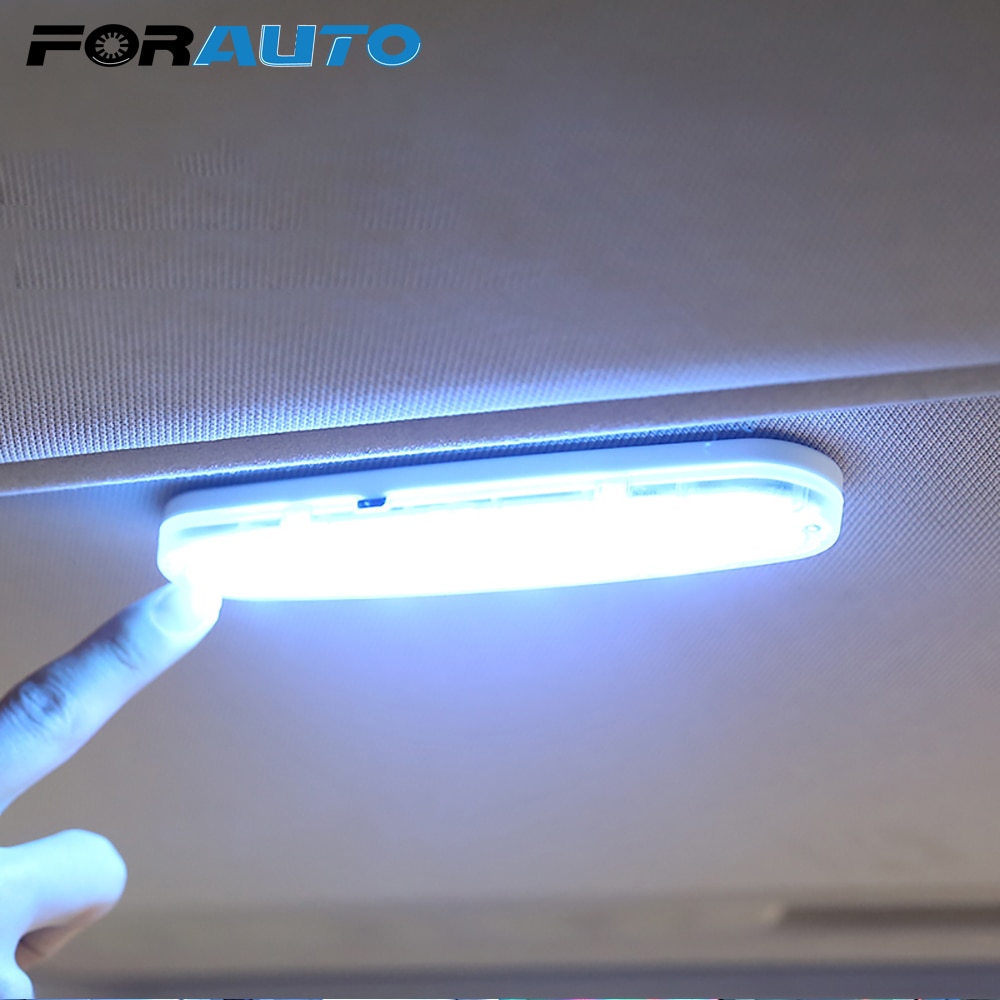 Forauto led bil interiör läslampa usb-laddning kupol fordon inomhus taklampa auto takmagnet lampa bil-styling