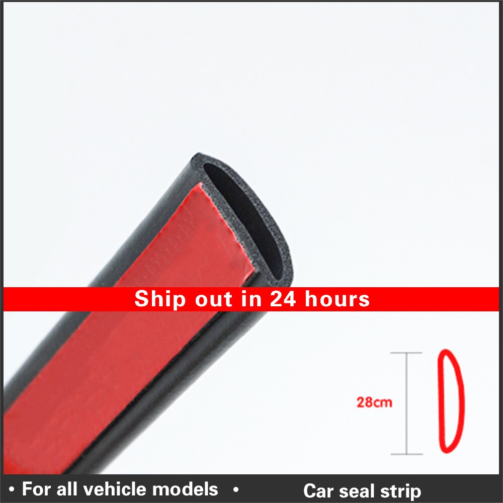 Voor Auto Deur Strip Autodeur Afdichting Strip Deur Afdichting Strip D Type Rubberen Afdichting Geluidsisolatie Epdm Auto Rubber waterdichte Seals