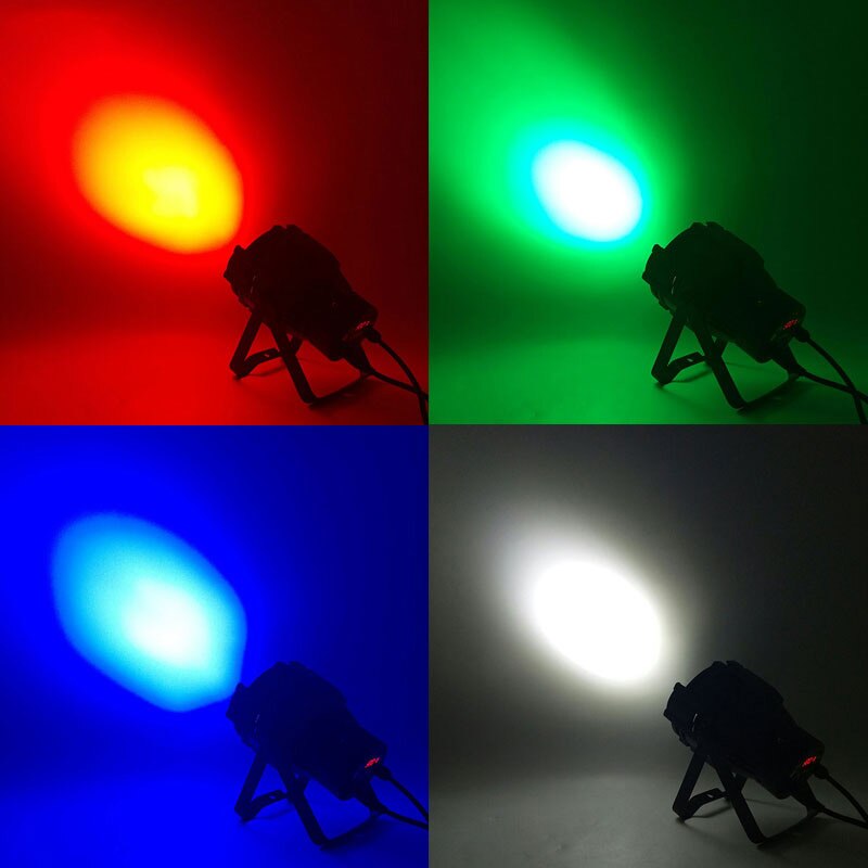 LED Kann Par 7x18W Licht Aluminium Hülse RGBWA + UV Dmx512 Bühne Lampe Beruf Für Party Hochzeit dmx Bühne Licht Gute Party