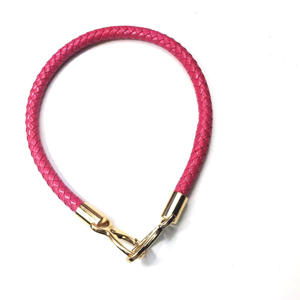 DIY Ersatz Tasche Riemen 23 zoll PU leder Tasche Griff Abnehmbare Schulter Taschen Handtasche Gurt Tasche Zubehör Teile Kurzen Riemen: Rose rot