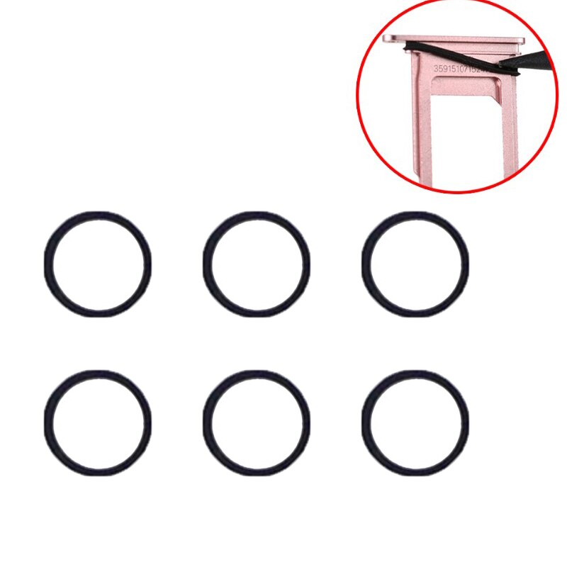 5 teile/satz Für iPhone 7/7Plus/8/8Plus/X/XS/XS MAX wasserdichte Gummi Ring Dichtung Sätze Für Sim Karte Tray Halter Slot Ersatz Teile
