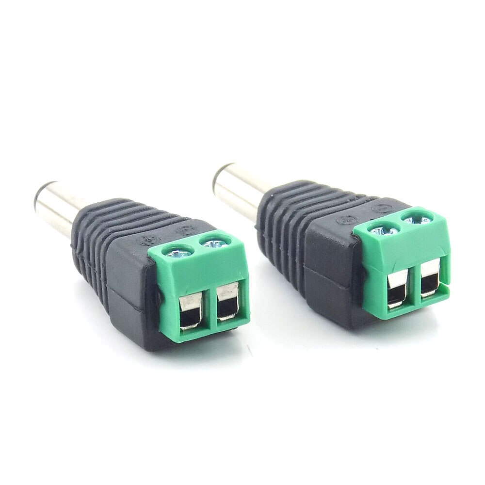 1pc Bnc Male Connector DC Male Connector Adapter Power Supply BNC Plug DC Adapter for CCTV Surveillance Camera Bnc CCTV system