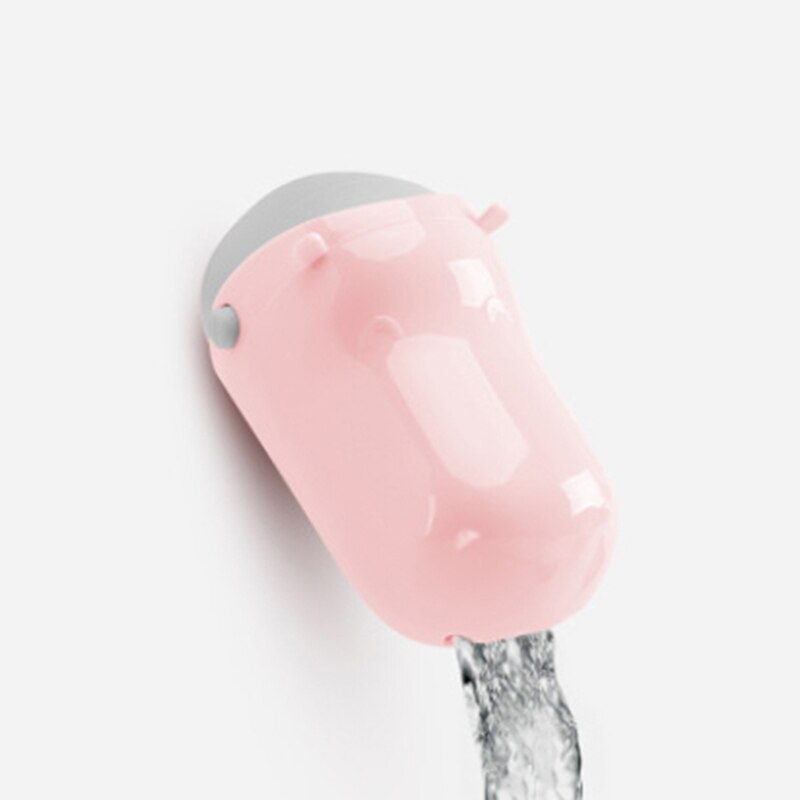 Cute Faucet Extender Durable Cartoon Kids Toddler Sink Handle Baby Bathroom Faucet Extender Children Washing Hands Tool: Pink