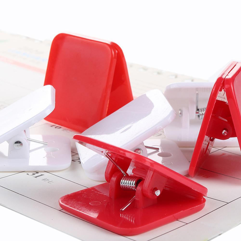 Acrylic Clamp Paper Clips Ticket Holder Paper Documents Organizer Student School Office Supplies Bookmark Binder Clip