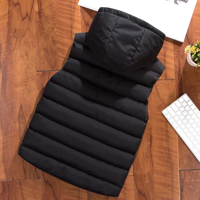 Mantlconx Oversize Heren Capuchon Mouwloos Vest Herfst Winter Vest Mannen Vest Katoen Gevoerde Capuchon Vest mannelijke