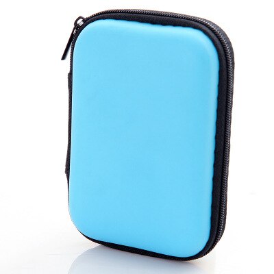 Electronic Digital Organizer Bag Mobile Phone Data Cable Charger Accessories Box Portable Headset Bag Solid Color Tote Case: A-4