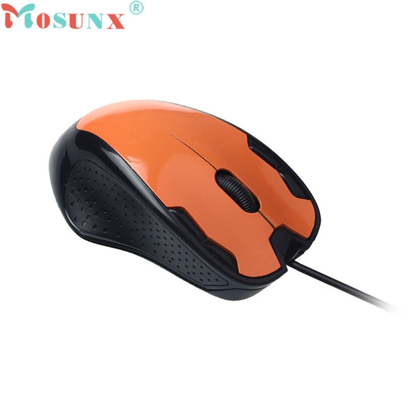 advanced mouse 1800 DPI USB Wired Optical Gaming Mice Mouse For PC Laptop Orange mouse gamer 1PC