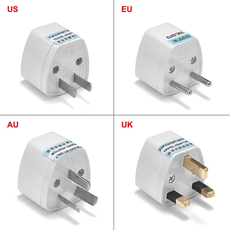 Universele Au Uk Vs Naar Eu Plug Adapter Converter Vs Australische Naar Euro Europese Ac Travel Adapter Stopcontact Elektrische outlet